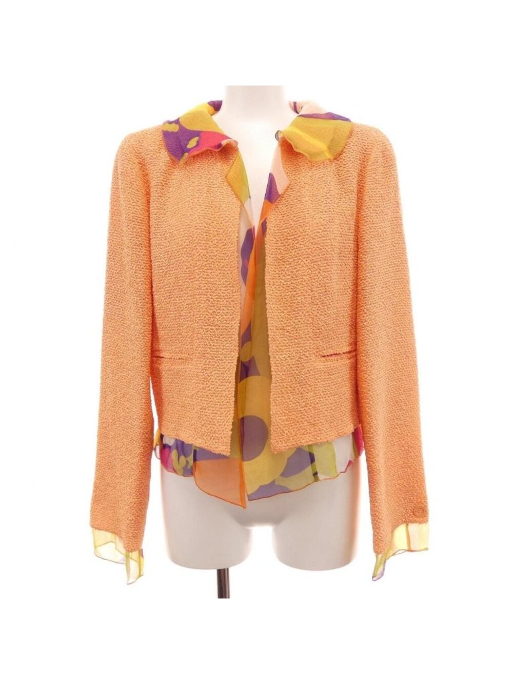 Chanel Vintage Jacket Orange
